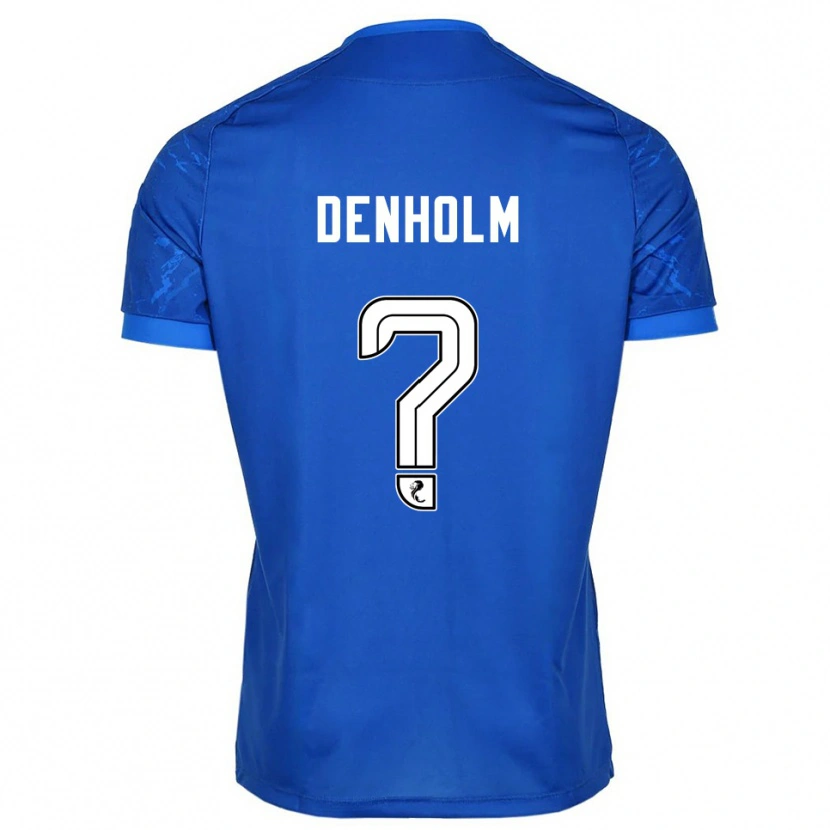 DanxenキッズBen Denholm#0青 白ホームシャツ2025/26ジャージーユニフォーム