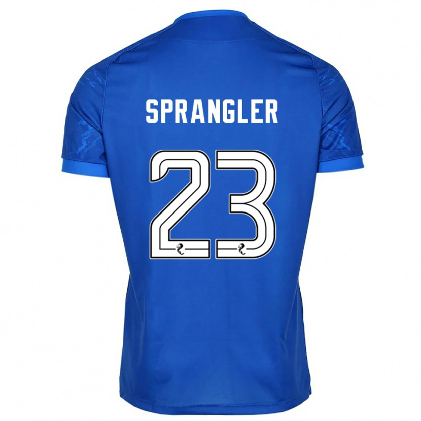 DanxenキッズSven Sprangler#23青 白ホームシャツ2025/26ジャージーユニフォーム