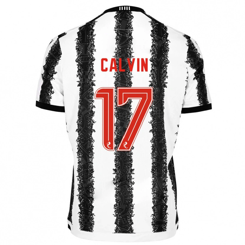 DanxenキッズJalmaro Calvin#17白 黒ホームシャツ2025/26ジャージーユニフォーム