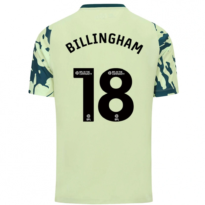 DanxenキッズLily Billingham#18濃い緑アウェイシャツ2025/26ジャージーユニフォーム