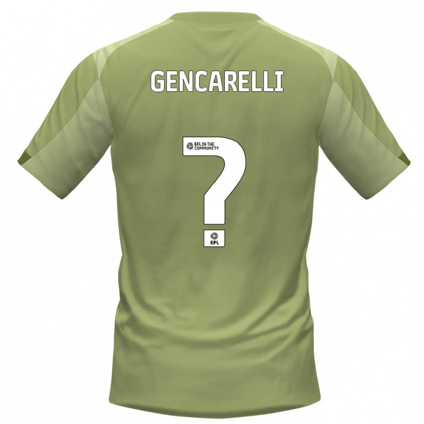DanxenキッズTayla Gencarelli#0セージ シャンパンアウェイシャツ2025/26ジャージーユニフォーム