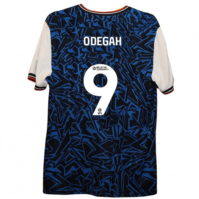 DanxenキッズJamie Odegah#9青 黒 白アウェイシャツ2025/26ジャージーユニフォーム
