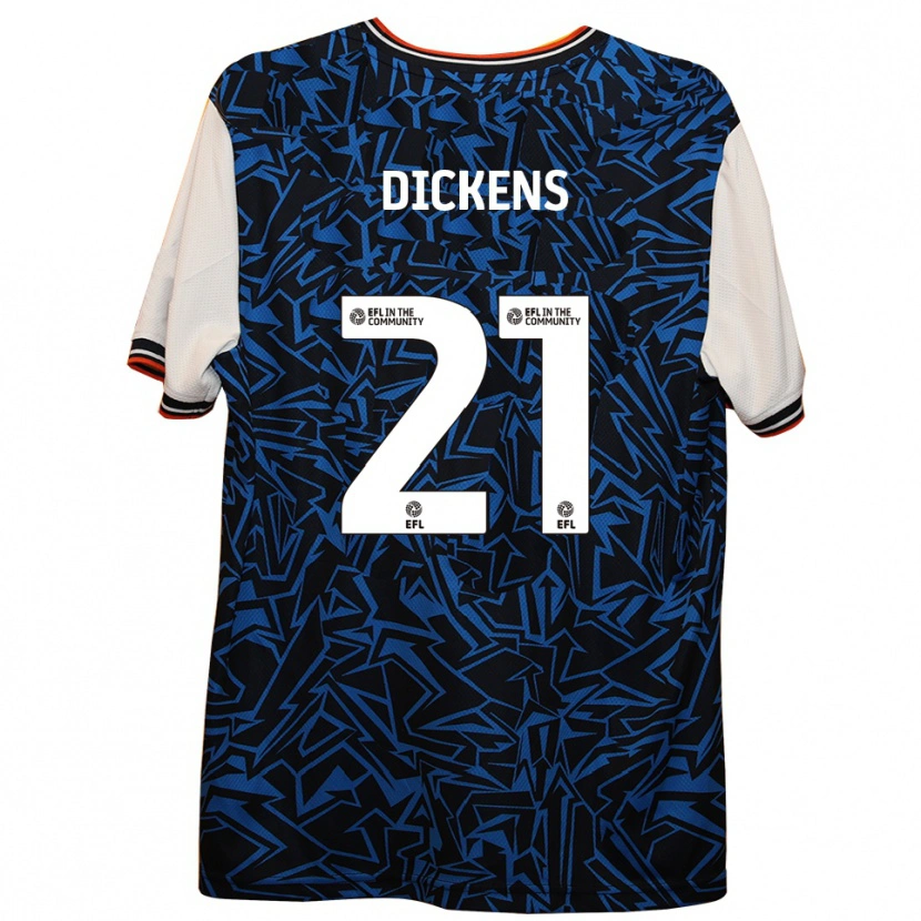 DanxenキッズAndie Dickens#21青 黒 白アウェイシャツ2025/26ジャージーユニフォーム