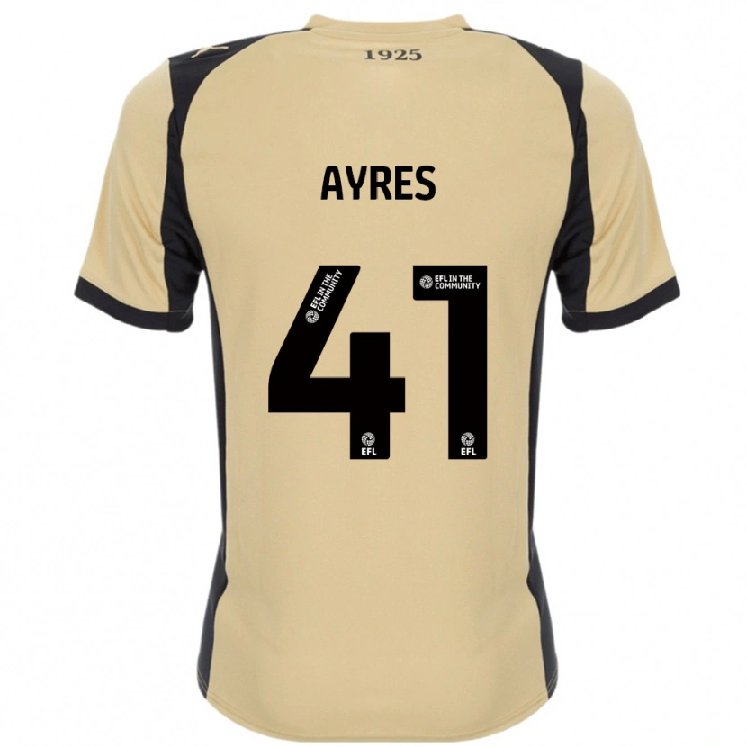 DanxenキッズJosh Ayres#41金 黒アウェイシャツ2025/26ジャージーユニフォーム