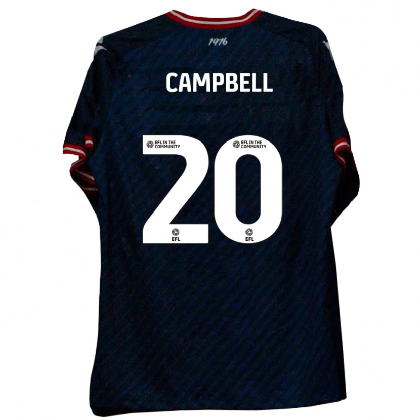 DanxenキッズChem Campbell#20紺 赤アウェイシャツ2025/26ジャージーユニフォーム