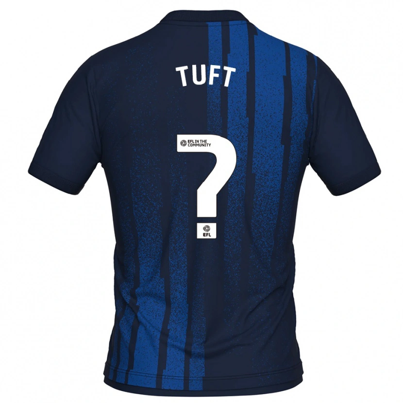 DanxenキッズJacob Tuft#0紺 白アウェイシャツ2025/26ジャージーユニフォーム