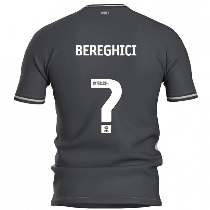 DanxenキッズArtiom Bereghici#0灰色 銀色アウェイシャツ2025/26ジャージーユニフォーム