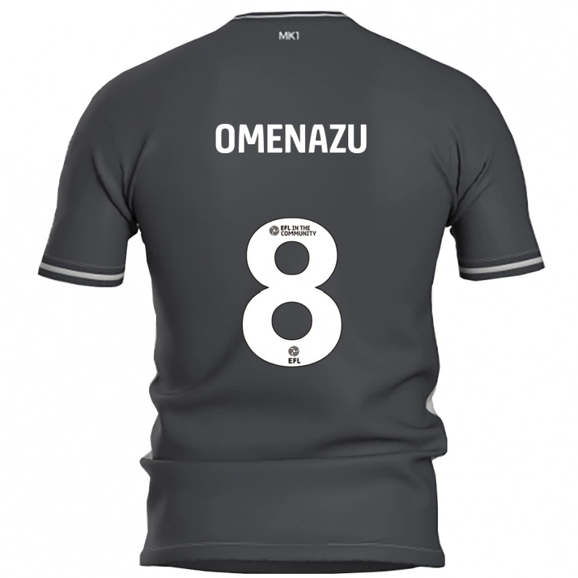 DanxenキッズFavour Omenazu#8灰色 銀色アウェイシャツ2025/26ジャージーユニフォーム