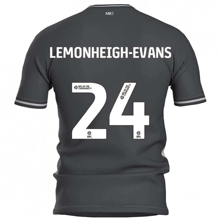DanxenキッズConnor Lemonheigh-Evans#24灰色 銀色アウェイシャツ2025/26ジャージーユニフォーム