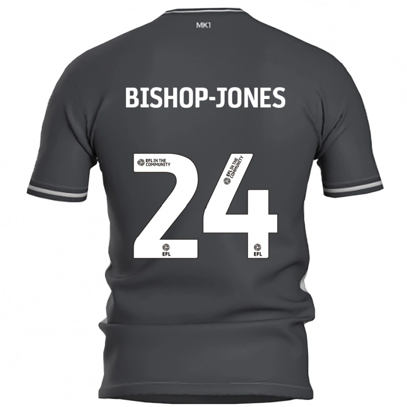 DanxenキッズRuby Bishop-Jones#24灰色 銀色アウェイシャツ2025/26ジャージーユニフォーム