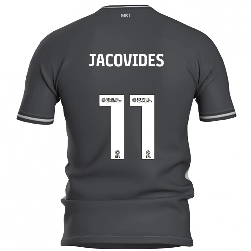 DanxenキッズAnnaliese Jacovides#11灰色 銀色アウェイシャツ2025/26ジャージーユニフォーム