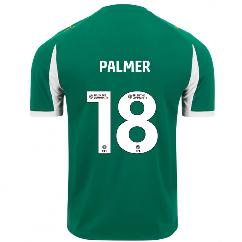 DanxenキッズMatt Palmer#18緑 白アウェイシャツ2025/26ジャージーユニフォーム