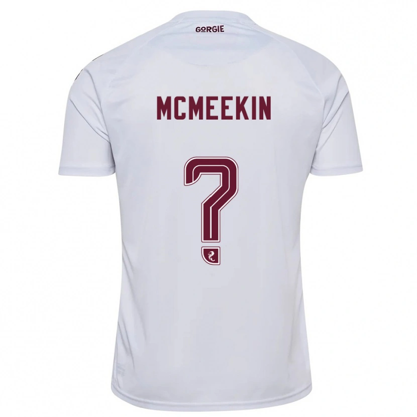 DanxenキッズKeir Mcmeekin#0白 バーガンディアウェイシャツ2025/26ジャージーユニフォーム