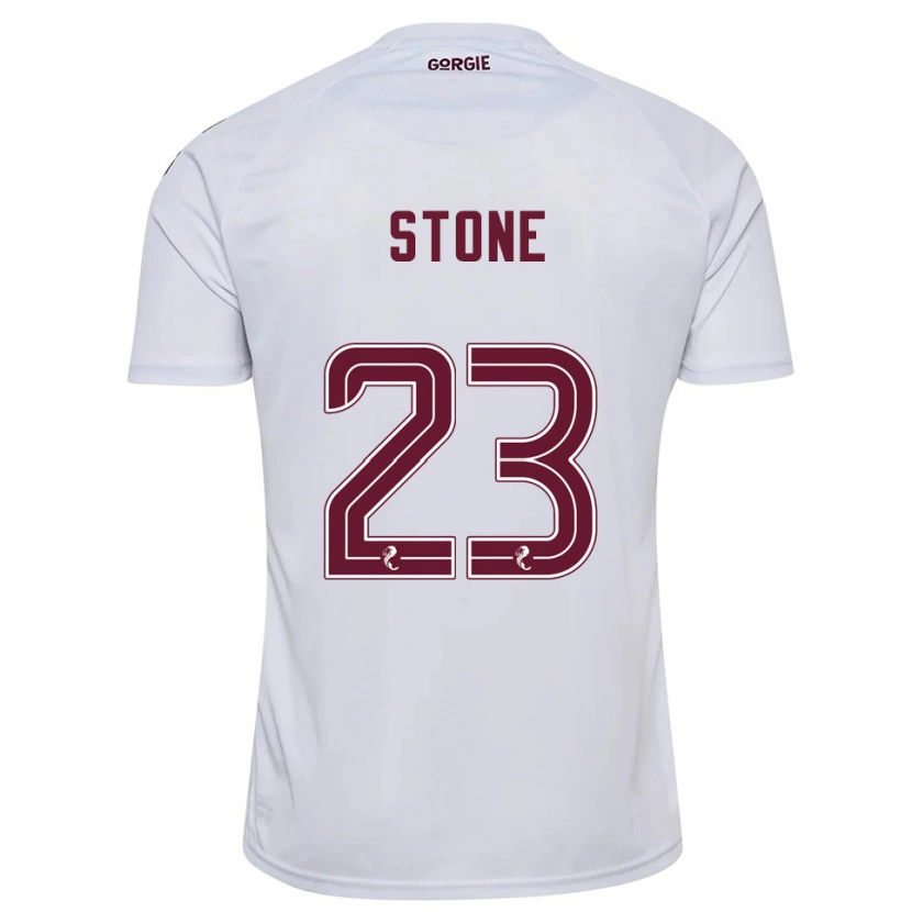 DanxenキッズHarry Stone#23白 バーガンディアウェイシャツ2025/26ジャージーユニフォーム