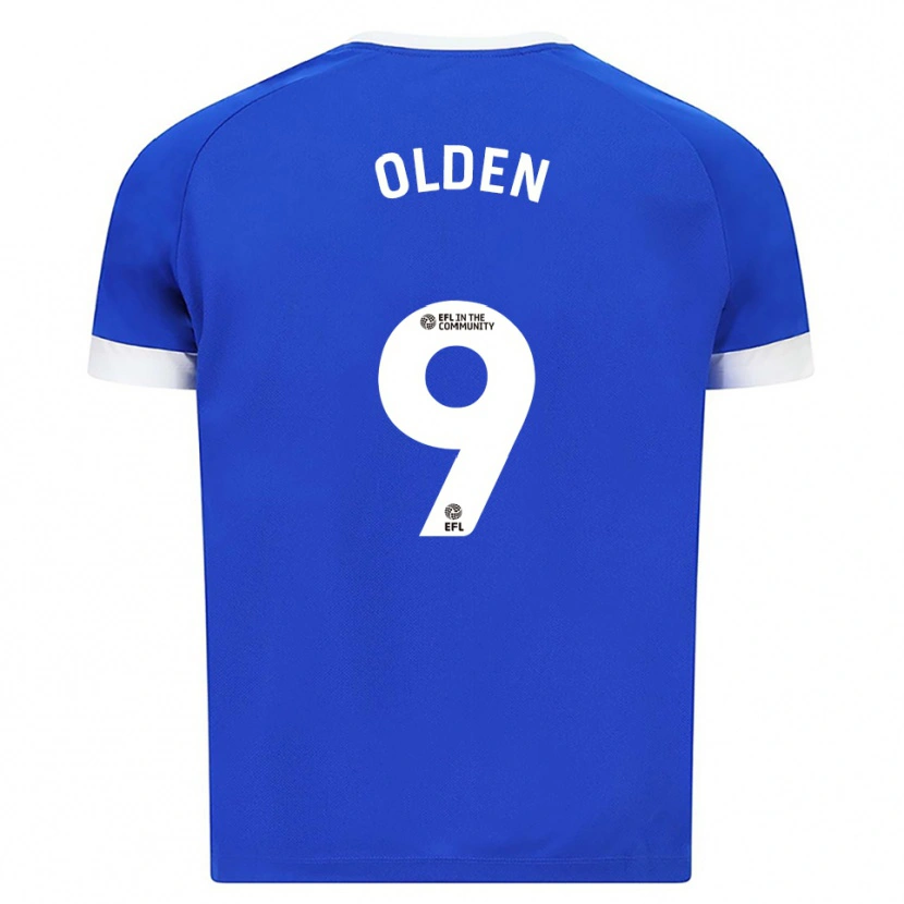 Danxenメンズマッケンジー・オールデン#9青 白ホームシャツ2025/26ジャージーユニフォーム