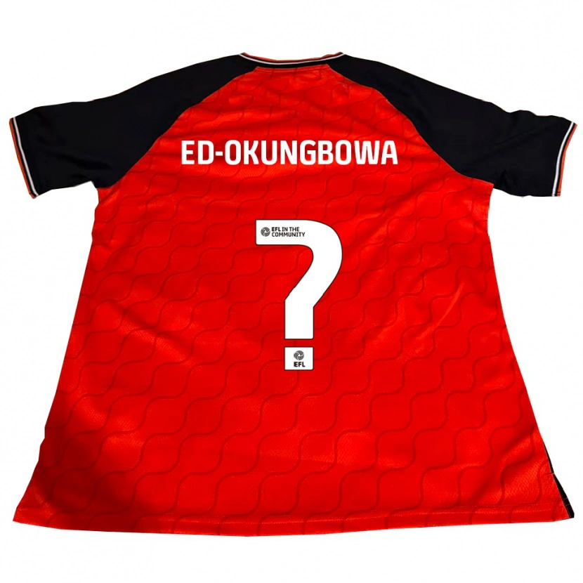 DanxenメンズExcel Ed-Okungbowa#0オレンジ 黒 白ホームシャツ2025/26ジャージーユニフォーム