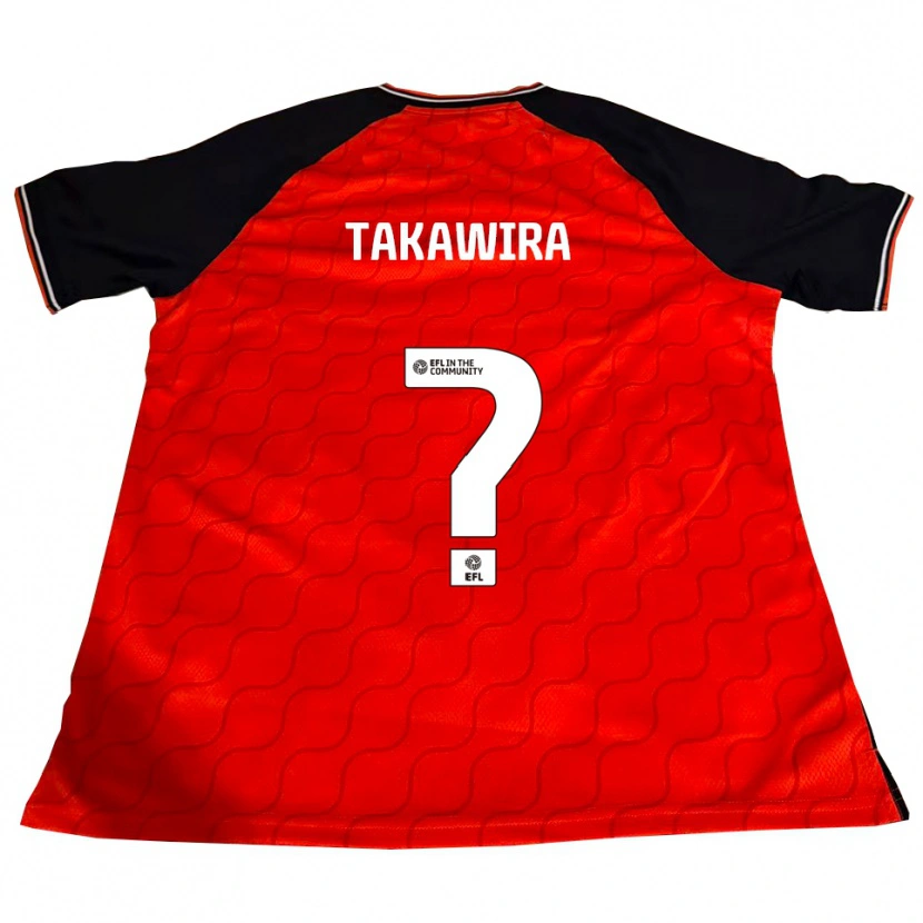 DanxenメンズMatthew Takawira#0オレンジ 黒 白ホームシャツ2025/26ジャージーユニフォーム