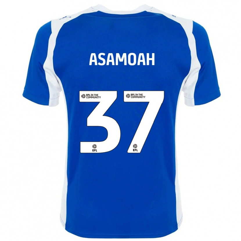 DanxenメンズMaleace Asamoah#37青 白ホームシャツ2025/26ジャージーユニフォーム