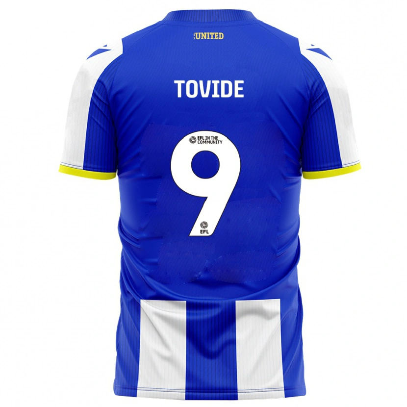 DanxenメンズSamson Tovide#9青 白ホームシャツ2025/26ジャージーユニフォーム