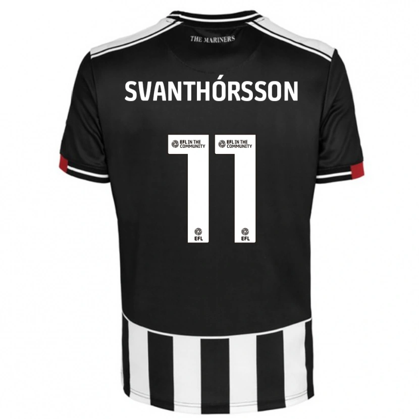 DanxenメンズJason Dadi Svanthórsson#11黒 白 赤ホームシャツ2025/26ジャージーユニフォーム