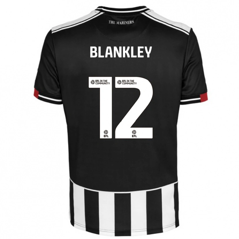 DanxenメンズJaxon Blankley#12黒 白 赤ホームシャツ2025/26ジャージーユニフォーム