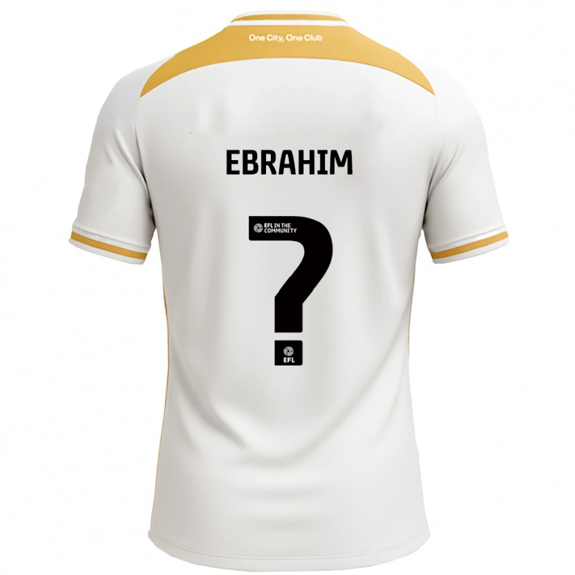 DanxenメンズErin Ebrahim#0白 金ホームシャツ2025/26ジャージーユニフォーム