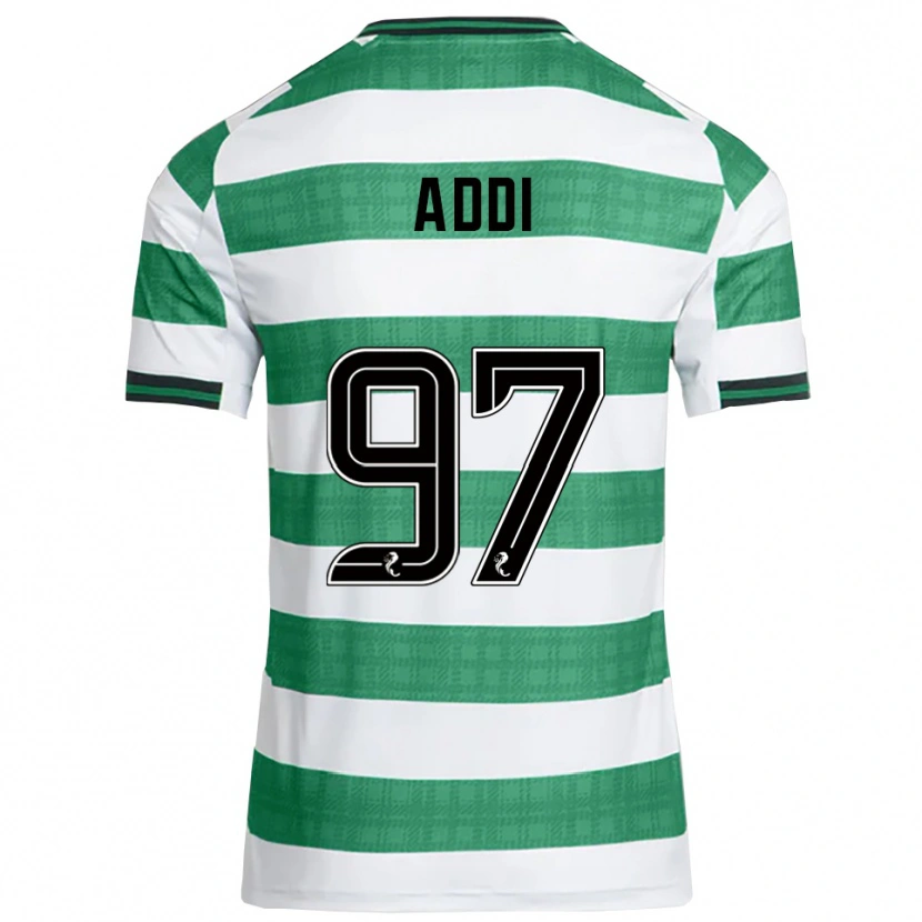 Danxenメンズただのアディだよ#97緑 白ホームシャツ2025/26ジャージーユニフォーム
