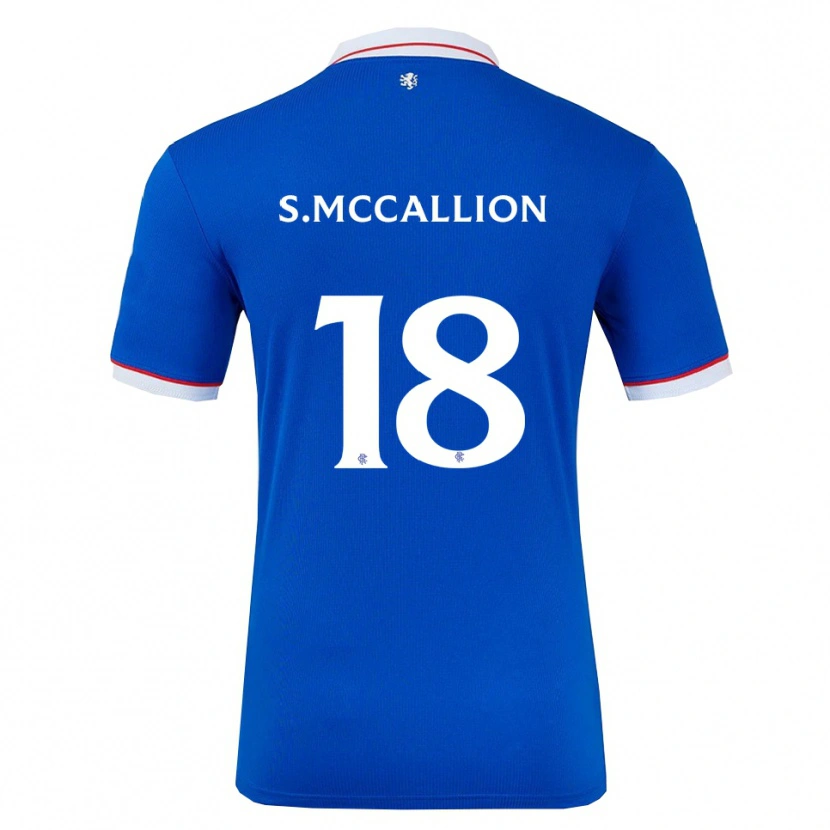 DanxenメンズStuart Mccallion#18青 白ホームシャツ2025/26ジャージーユニフォーム