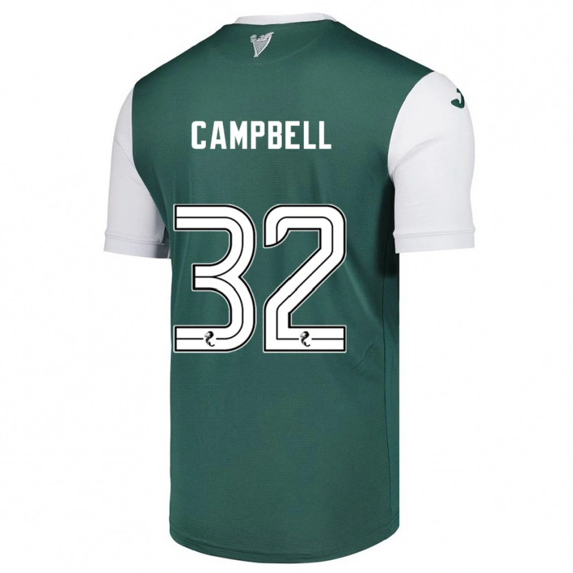 DanxenメンズJosh Campbell#32緑 白ホームシャツ2025/26ジャージーユニフォーム