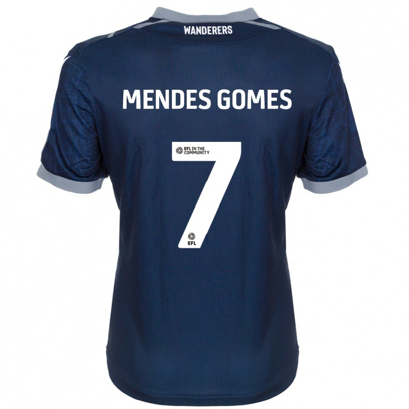 DanxenメンズCarlos Mendes#7紺 灰色アウェイシャツ2025/26ジャージーユニフォーム