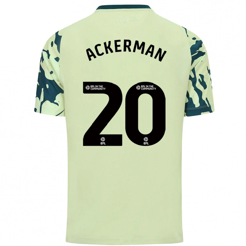 DanxenメンズMali Ackerman#20濃い緑アウェイシャツ2025/26ジャージーユニフォーム