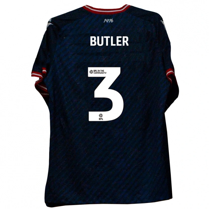 DanxenメンズDan Butler#3紺 赤アウェイシャツ2025/26ジャージーユニフォーム