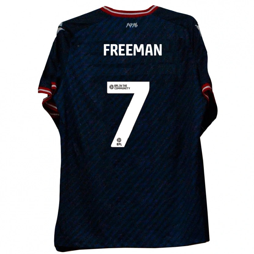 DanxenメンズNick Freeman#7紺 赤アウェイシャツ2025/26ジャージーユニフォーム
