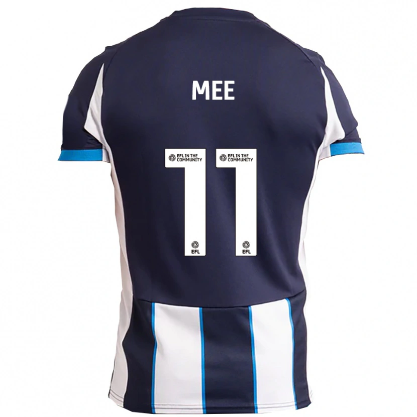 Danxenメンズアッシュトン・ルーカス・ミー#11白 紺アウェイシャツ2025/26ジャージーユニフォーム