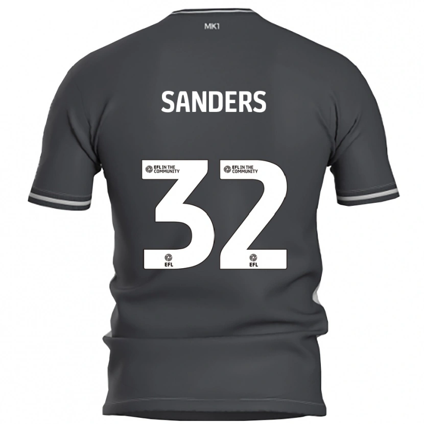 DanxenメンズJack Sanders#32灰色 銀色アウェイシャツ2025/26ジャージーユニフォーム