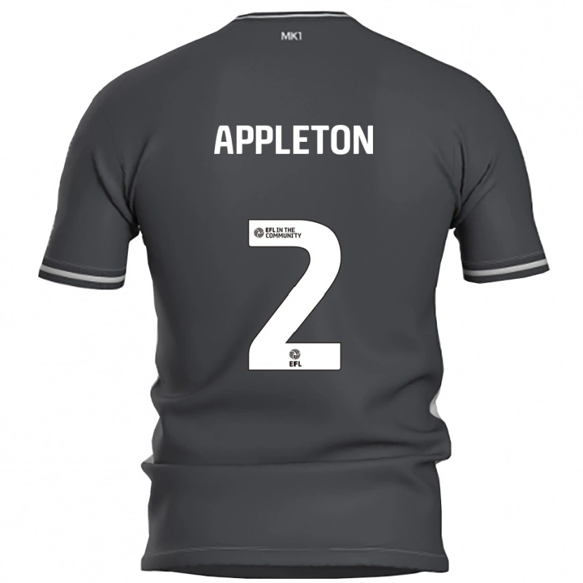 DanxenメンズTara Appleton#2灰色 銀色アウェイシャツ2025/26ジャージーユニフォーム