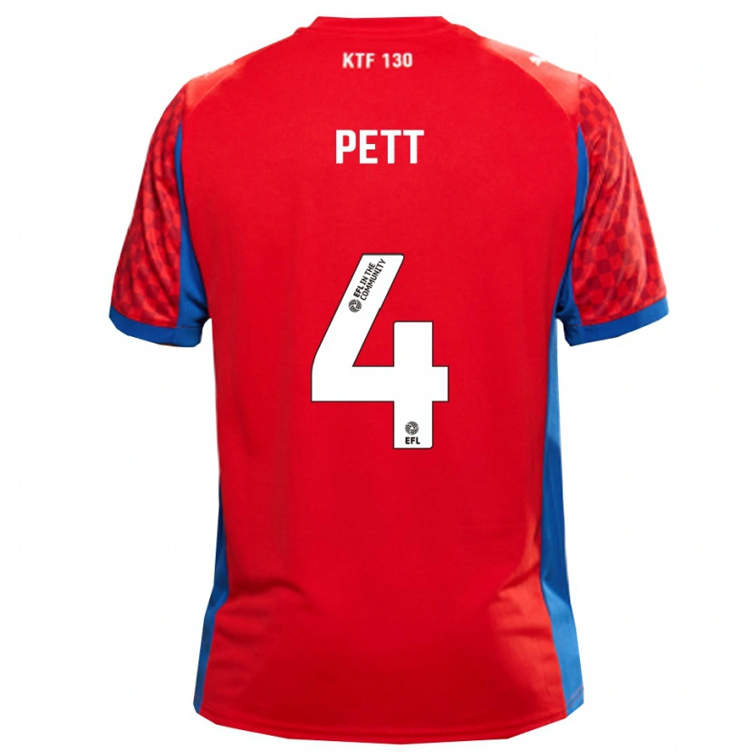 Danxenメンズトム・ペット#4赤 青アウェイシャツ2025/26ジャージーユニフォーム