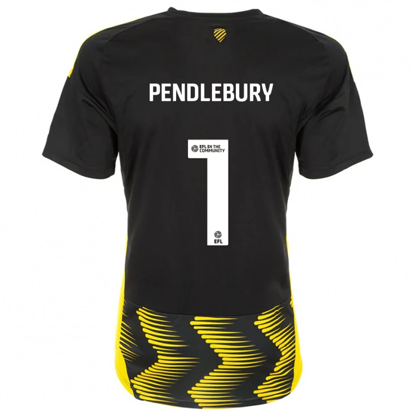 DanxenメンズIzzy Pendlebury#1黒 黄アウェイシャツ2025/26ジャージーユニフォーム