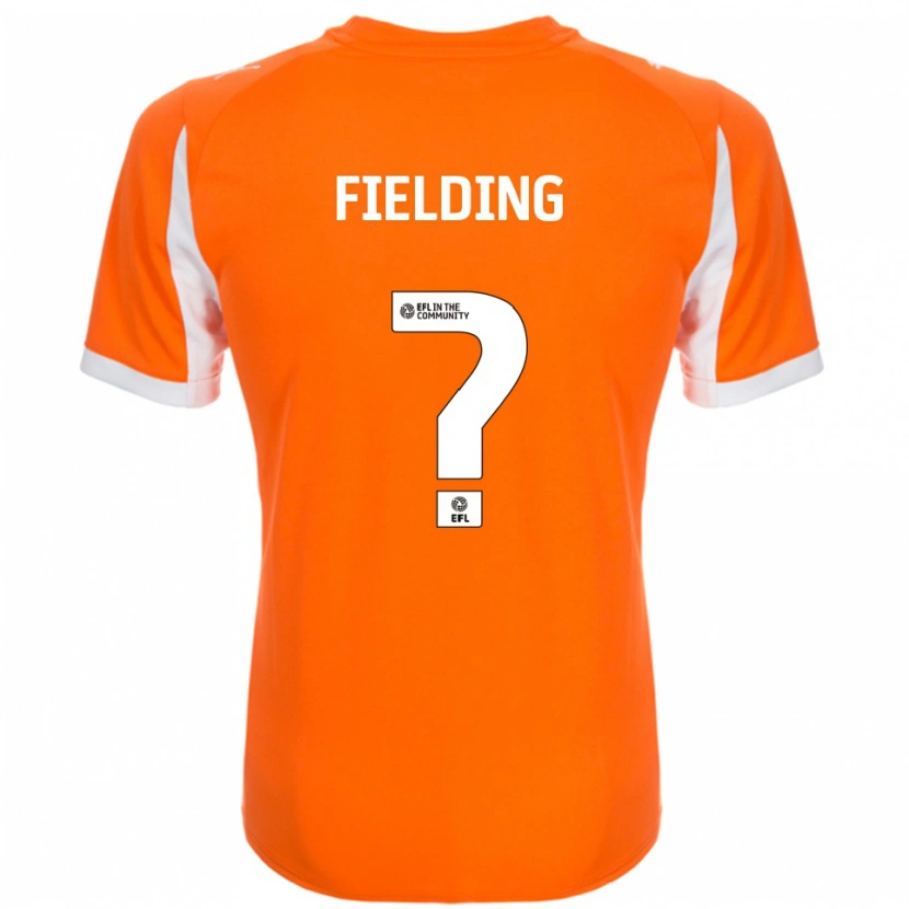 DanxenレディースLeah Fielding#0オレンジ 白ホームシャツ2025/26ジャージーユニフォーム