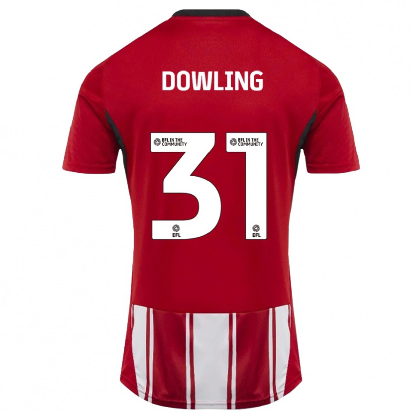 DanxenレディースLily Dowling#31赤 白 黒ホームシャツ2025/26ジャージーユニフォーム