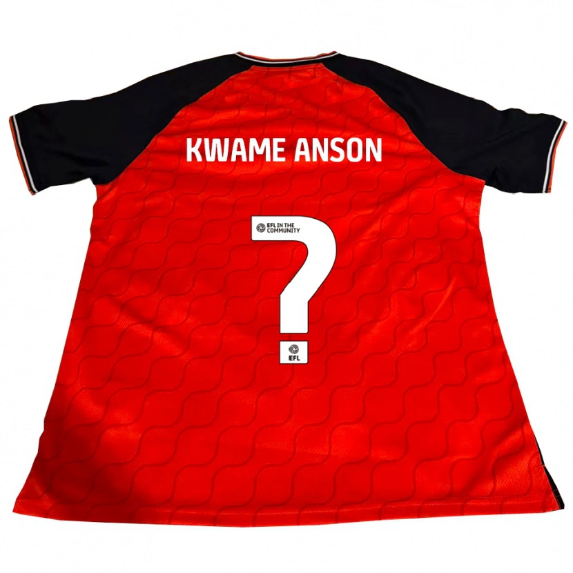 DanxenレディースEnoch Kwame Anson#0オレンジ 黒 白ホームシャツ2025/26ジャージーユニフォーム