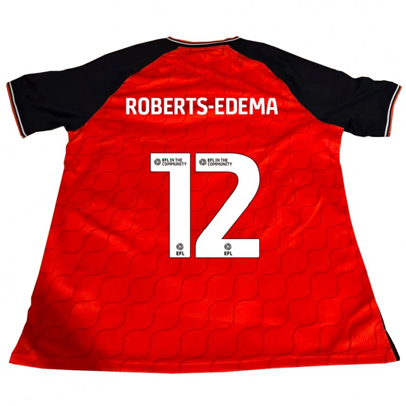 DanxenレディースKyron Roberts-Edema#12オレンジ 黒 白ホームシャツ2025/26ジャージーユニフォーム