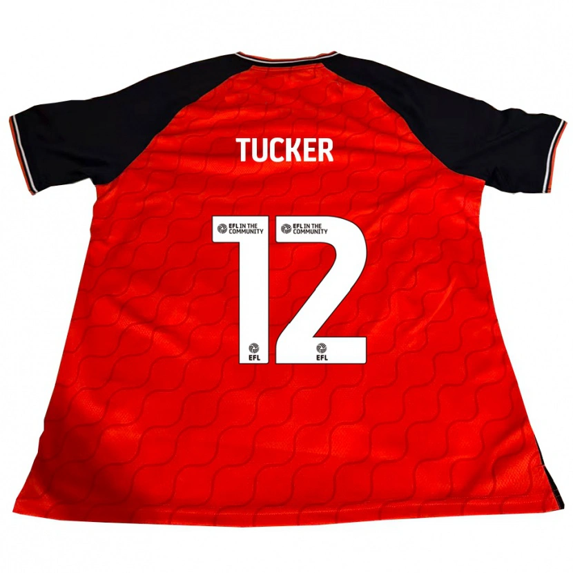 DanxenレディースNancy Tucker#12オレンジ 黒 白ホームシャツ2025/26ジャージーユニフォーム