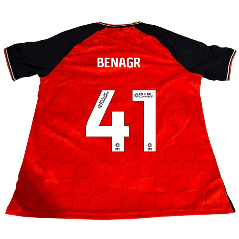 DanxenレディースBenedict Benagr#41オレンジ 黒 白ホームシャツ2025/26ジャージーユニフォーム