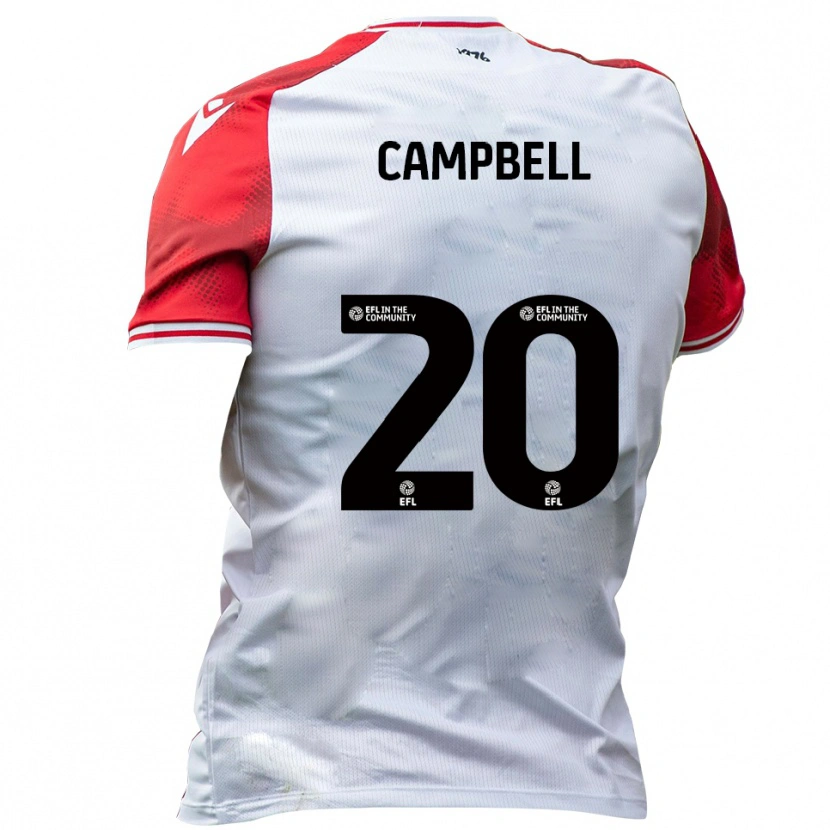 DanxenレディースChem Campbell#20白 赤ホームシャツ2025/26ジャージーユニフォーム