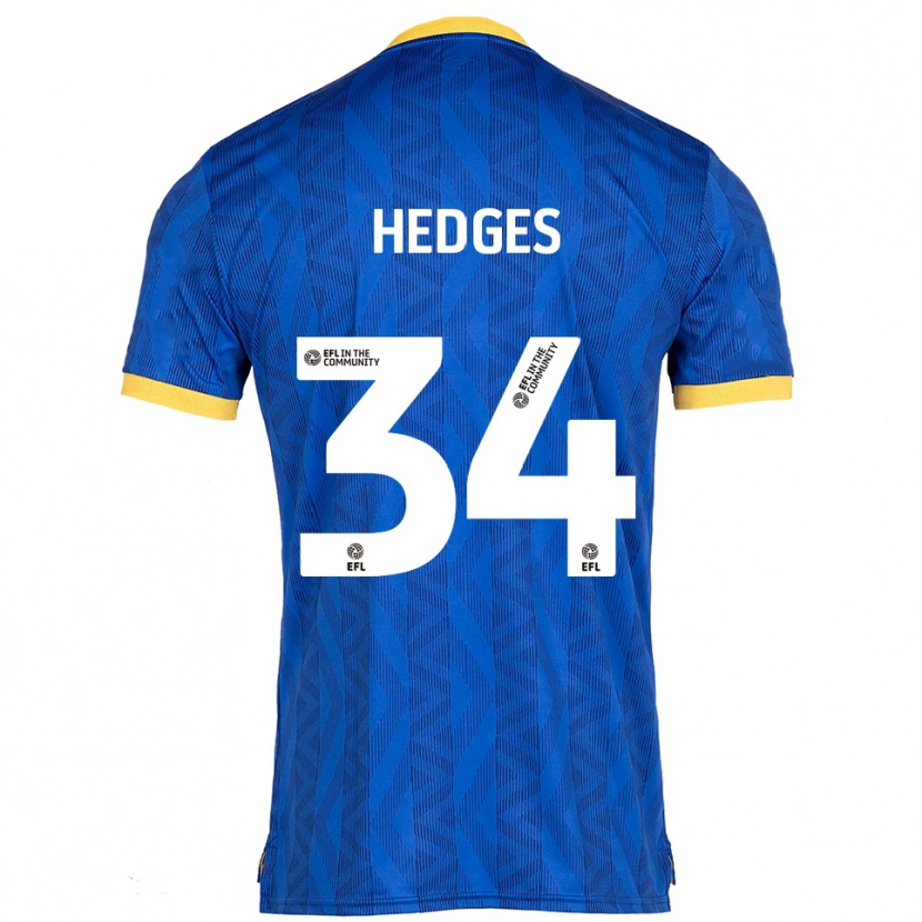 DanxenレディースHarry Hedges#34紺 黄ホームシャツ2025/26ジャージーユニフォーム