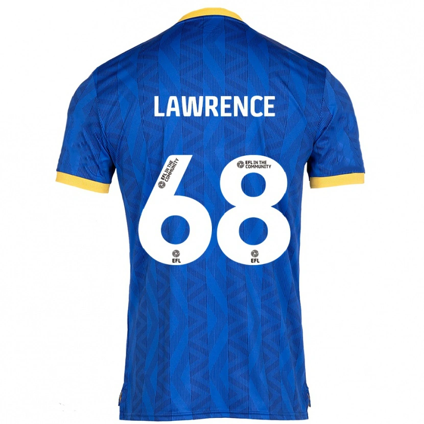 DanxenレディースJake Lawrence#68紺 黄ホームシャツ2025/26ジャージーユニフォーム