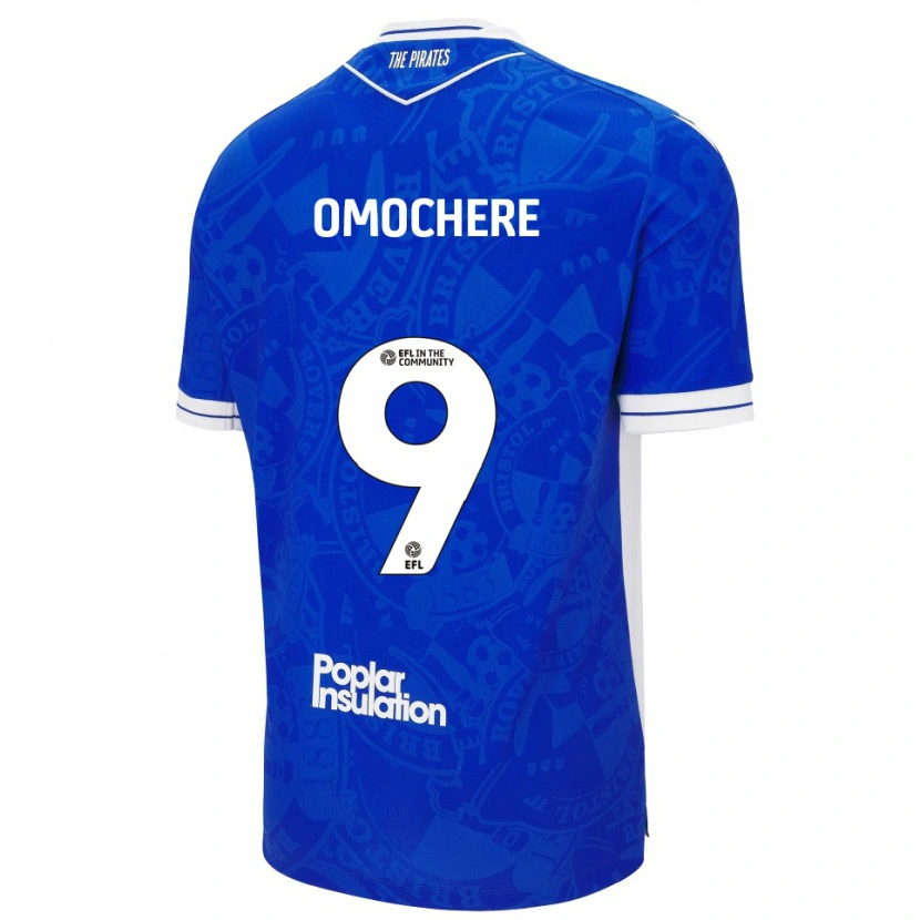 DanxenレディースPromise Omochere#9青 白ホームシャツ2025/26ジャージーユニフォーム