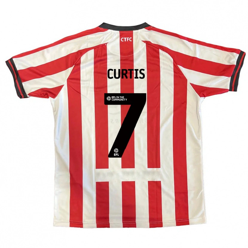 DanxenレディースAmelie Curtis#7赤 白 黒ホームシャツ2025/26ジャージーユニフォーム