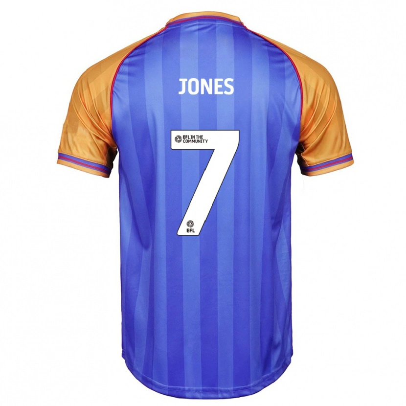 DanxenレディースMaddie Jones#7青 オレンジホームシャツ2025/26ジャージーユニフォーム